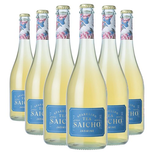 Crate of 6 Saicho Jasmine Sparkling Tea 75cl